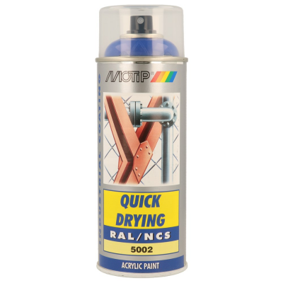 MOTIP SPUITBUS ACRYL HG RAL 5002 400ML.