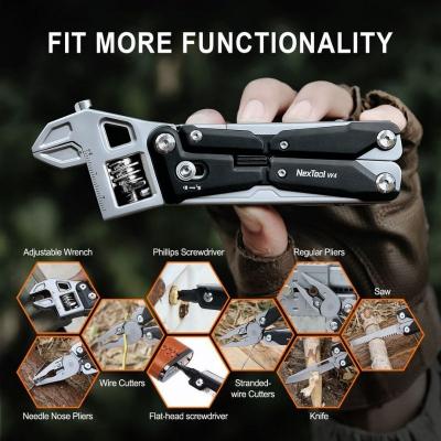 NEXTOOL MULTITOOL ENGELSE SLEUTEL ZWART