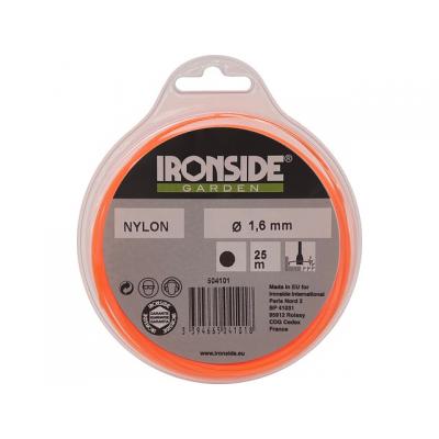 IRONSIDE BOBINE FIL NYLON DIAM.1,6MM-25M ORANGE