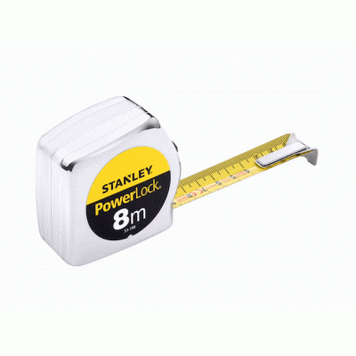 STANLEY ROLMETER POWERLOCK 8M 25MM