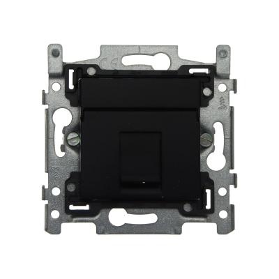 NIKO STOPCONTACT 1XRJ45 UTP CAT5 ZWART