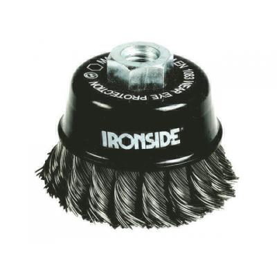 BROSSE COUPE ACIER TORSADE D65MM M14 IR