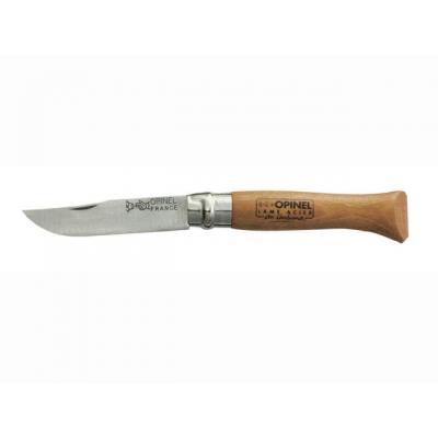 COUTEAU OPINEL 10CM CARBONE BLISTER 0004