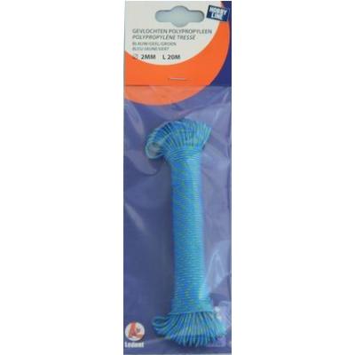KOORD POLY BLAUW/GEEL/GROEN 2MM 20M.