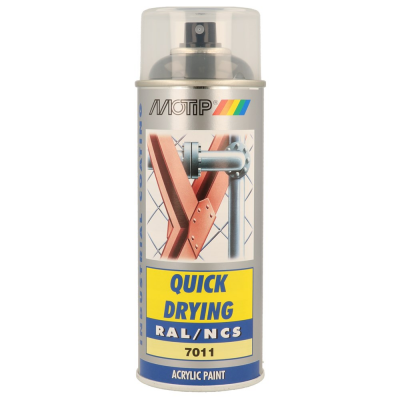 MOTIP SPUITBUS ACRYL HG RAL 7011 400ML.
