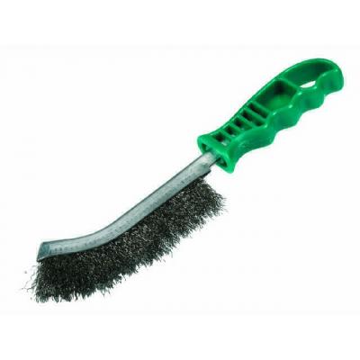 HANDBORSTEL RVS UNIVERSEEL GROEN