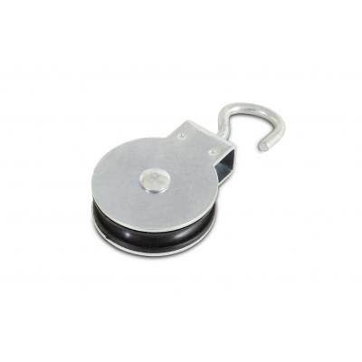 KATROL MET DRAAIBARE HAAK INOX 25MM