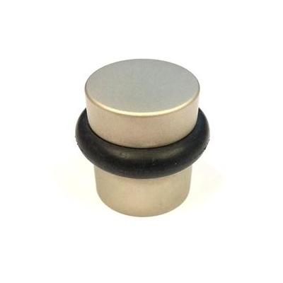 DEURSTOP MODERN ROND CHROOM MAT 32X30MM