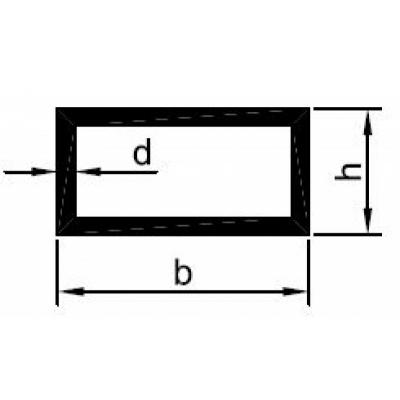 ALU PROFIEL RECHTHOEK 30X20X2MM MTNT