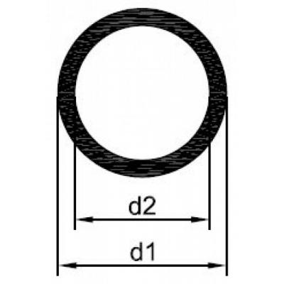 ALU PROFIEL ROND 25X2MM MTNT