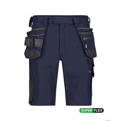 DASSY SHORT STRETCH AURAX BLAUW C42