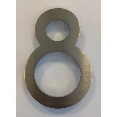 HUISNUMMER INOX BARI 110MM. 8