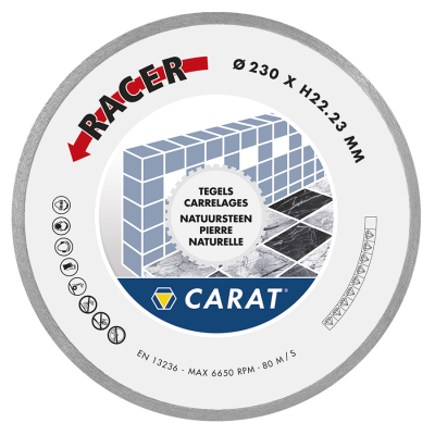 CARAT DISQUE DIAMANT RACER 230X22.23MM