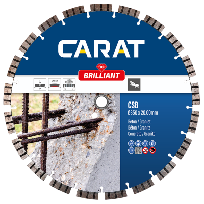 CARAT DIAMANTSCHIJF CSB BETON 350X25.4MM