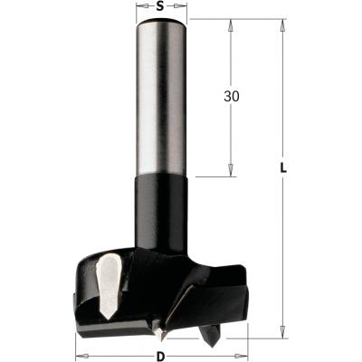 SCHARNIERFREES HM 8MM. D=25