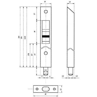 DYLA INKAPSCHUIF SERIE 2001 20X120MM