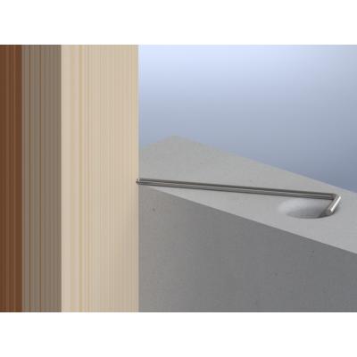 Gond (ancrage huisserie) acier 6X40X150MM