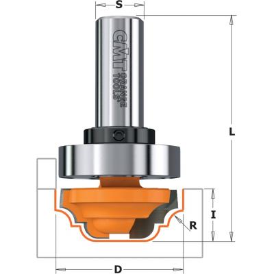 PROFIELFREES HW S=8MM R=4MM D=31.7 I=13