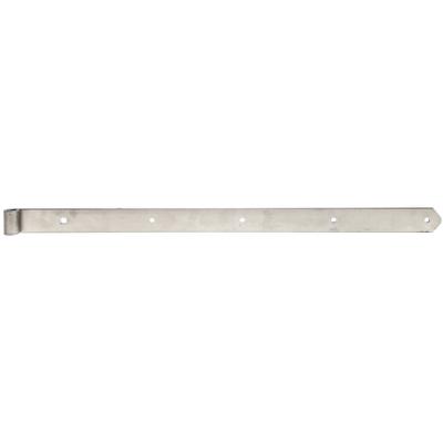 Penture droite bout arrondi Inox 800x16x45mm 318178