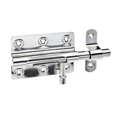 Verrou de box bouton INOX 80X120MM 327040