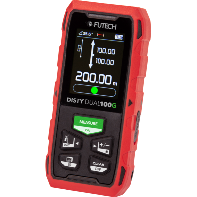 FUTECH AFSTANDSMETER DISTY DUAL 100 GROEN