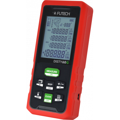 FUTECH AFSTANDSMETER DISTY 60 GROEN
