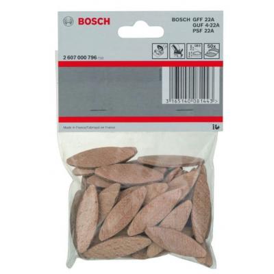 BOSCH LAMELLEN GR0 50ST 45X15X4MM