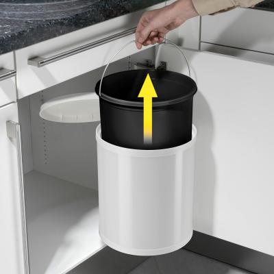 HAILO INBOUWVUILBAK 36X29X29 INOX 15L