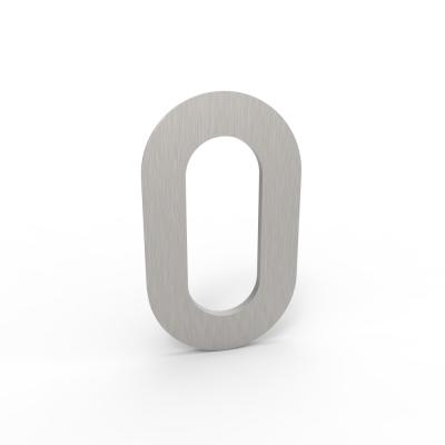 ALBO HUISNUMMER ALU 100/1.5 INOX LOOK 0