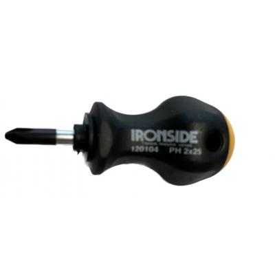 TOURNEVIS PH COURT 2X25 LAME RONDE CR/MO