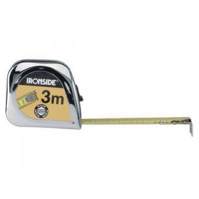IRONSIDE ROLMETER 3MX19MM VERCHROOMD ABS
