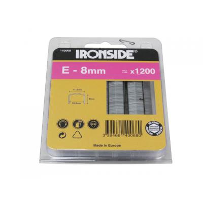 AGRAFES E 8MM BLISTER 1200PCES. IR140068