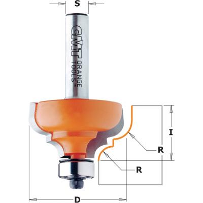 PROFIELFREES HW S=8MM R=4 D=28.7 I=13