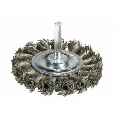 BROSSE CIRCULAIRE D75X8MM TORSADE TIGE 6