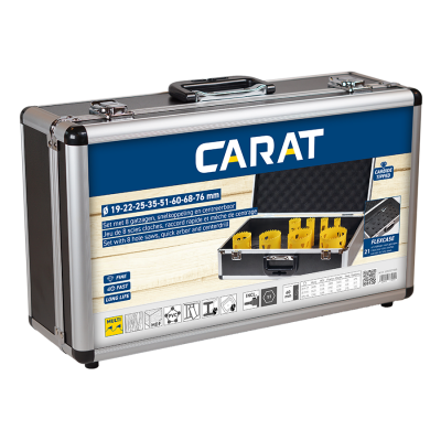 CARAT SCIE CLOCHE SET MULTICUT 8 PCS