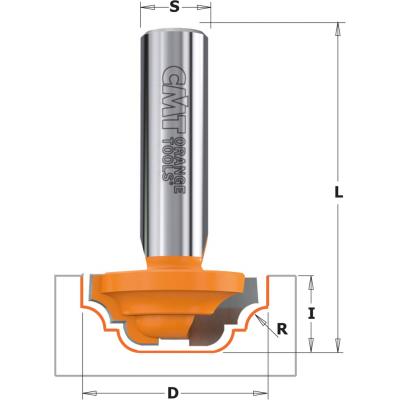 PROFIELFREES S=8MM R=4MM D=31.7 I=13