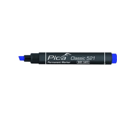 PICA PERMANENTE STIFT SCHUINE PUNT BLAUW