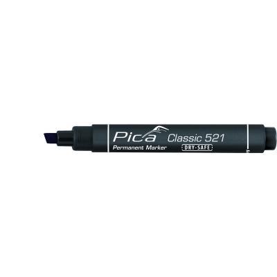 PICA PERMANENTE STIFT SCHUINE PUNT ZWART