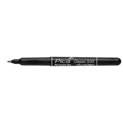 PICA PERMANENTE STIFT ZWART 0.7MM