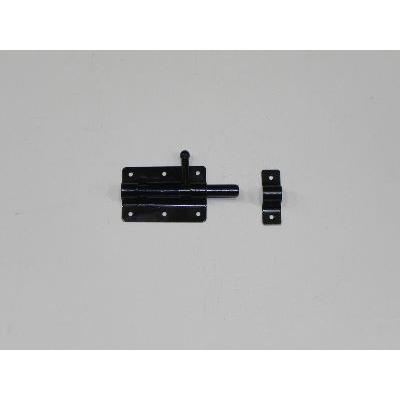 GRENDEL PLAAT ZWART 100X70MM
