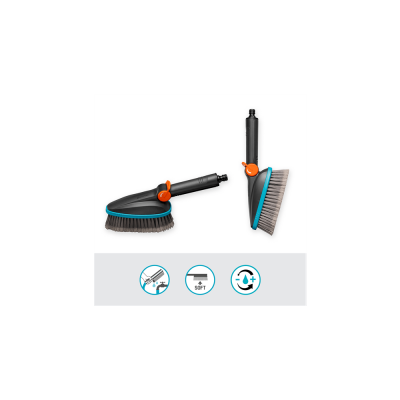 GARDENA CLEANSYSTEM Brosse de lavage à main M souple