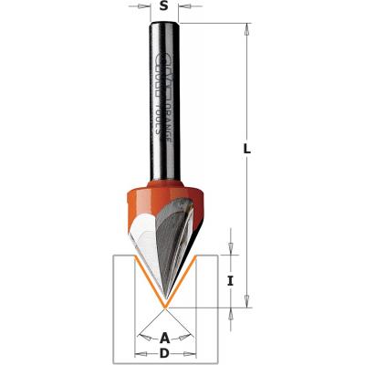 CMT LASERPUNTFREES HW S=8MM A=60º D=12.7