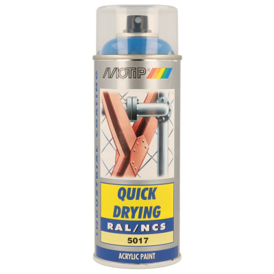 MOTIP SPUITBUS ACRYL HG RAL 5017 400ML.