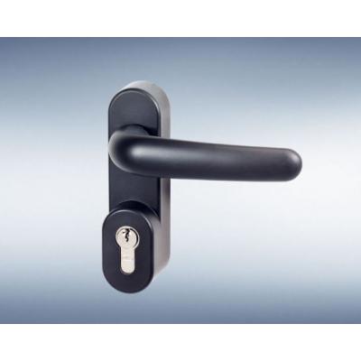 BKS BUITENGARNITUUR CILINDER ZWART B7130