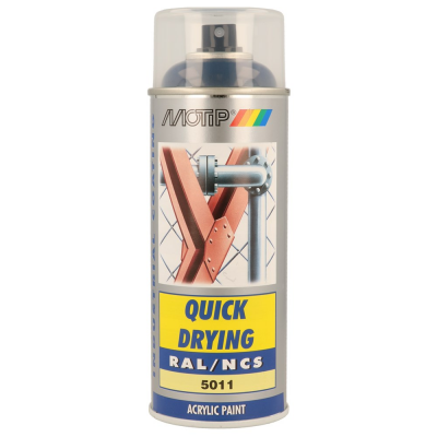 MOTIP SPUITBUS ACRYL HG RAL 5011 400ML.
