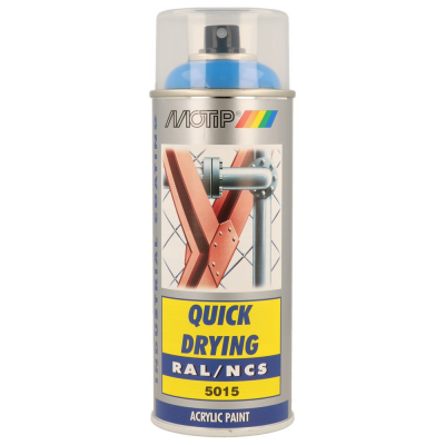 MOTIP SPUITBUS ACRYL HG RAL 5015 400ML.