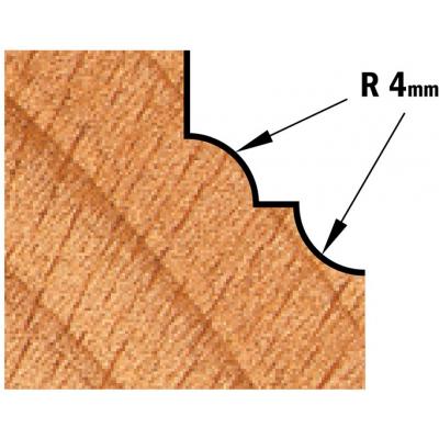 PROFIELFREES HW S=8MM R=4 D=33.4 I=13