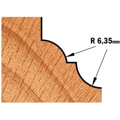 CMT PROFIELFREES HW S=8MM R=6.35 D=42.8