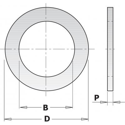 CMT VERKLEINRING ZAAGBLAD 25.4X20X1.4MM