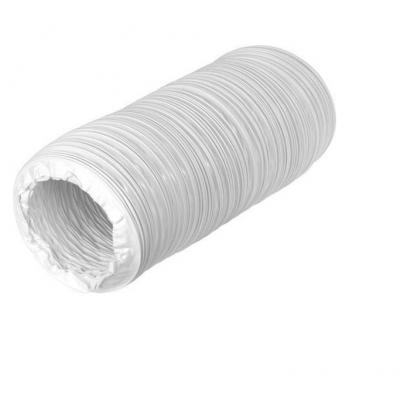 FLEXIBLES PVC BLANC 100MM 1.5M.